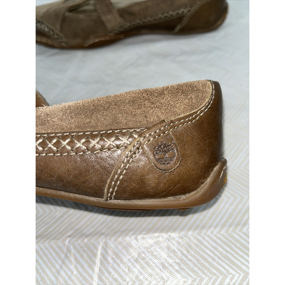 Timberland Earthkeepers Women's 7 Brown Suede Slip On Cushioned Loafers Casual - Picture 9 of 16